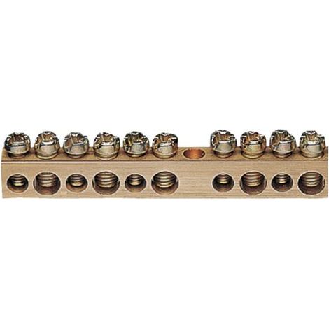 Barrette sur socle 67mm 5X16-5X10mm HAGER K143