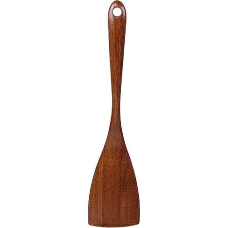 Cuillères de cuisine en bois pour la cuisine Cuillères de cuisine Ustensiles de cuisine Une variété de styles (pelle plate)- (1/5)