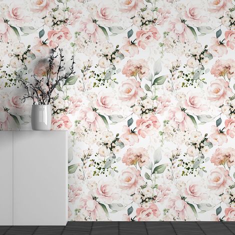 Papier peint panoramique - Motif Fleurs - 130 cm x 81 cm (1/3)