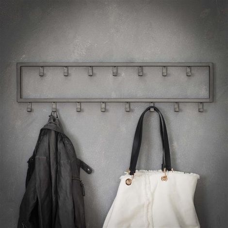Industrial coat rack Max 15 hooks