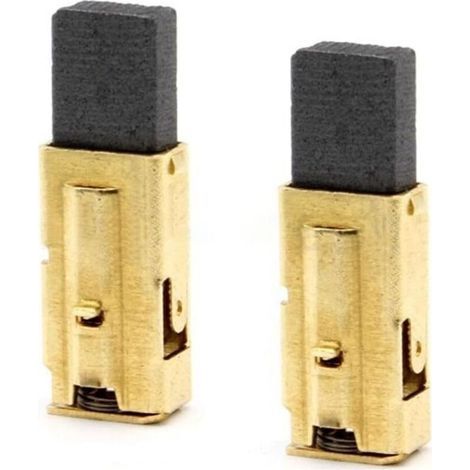 Lot de 2 balais de charbon de rechange pour marteau perforateur Metabo et raboteuse, support inclus (1/4)