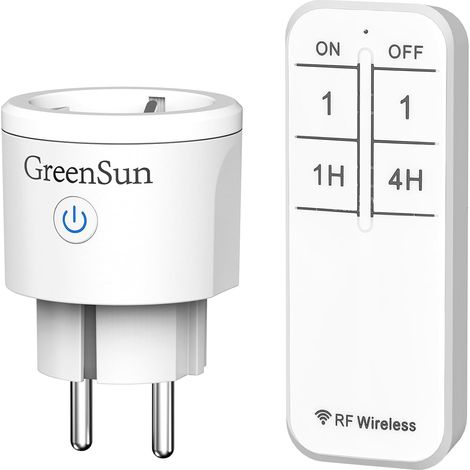 Télécommande Prise Connectée Sans Fil - Commande à Distance Avec Fonction de Temporisation - Prise de Courant Domotique RF (1/5)