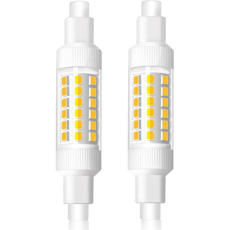 R7s LED Bulb 78mm 8W Neutral White 4000K, R7s LED Lamp Equivalent to 70W Halogen J78 Bulb, 830LM, AC220-240V, 360° Beam Angle, Non-Dimmable, Pack of 2 (1/5)