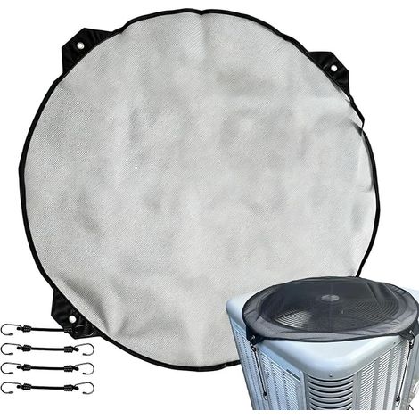 Genérico Pour climatisation, protection de grille extérieure AC Housse écran climatisation - pour résidentiel, chambre commerciale, appartement, bureau, hôtel, arrière-cour, patio (1/5)