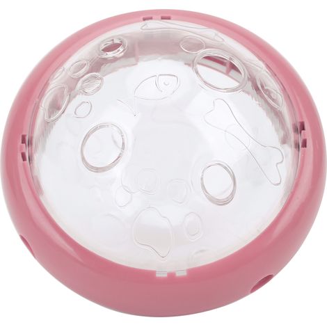 Distributeur de nourriture interactif en forme de soucoupe volante pour chiens et chats (rose) (1/5)