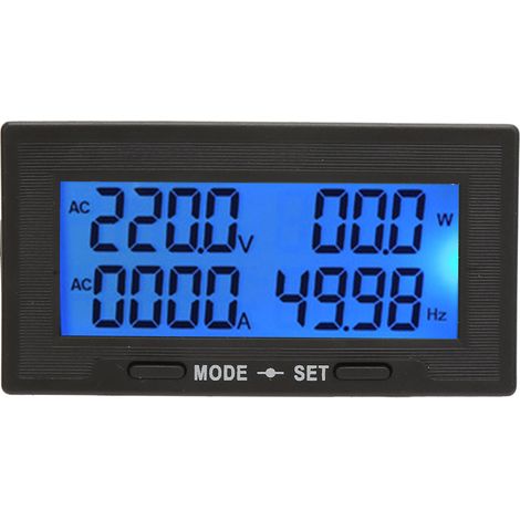 YB5140DM-Z AC 0-100A 130-500V 6-en-1 Compteur Écran Digital Multifonction Moniteur de Courant et Tension (1/5)