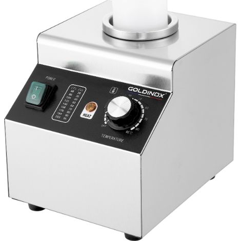 Chauffe-sauce électrique professionnel (1 bouteille) PREMIUM - GOLDINOX (1/4)