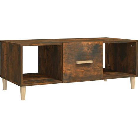 Maison Exclusive - Mesa de centro madera contrachapada roble ahum (1/5)