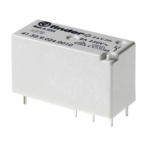 RELAIS POUR CIRCUITS IMPRIMÉS FINDER 41.52.8.230.0000 230 V/AC 8 A 2 INVERSEURS (RT) 1 PC(S)