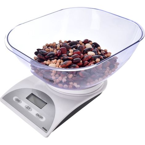 Bilancia da cucina elettronica con ciotola da 5 kg (1/4)