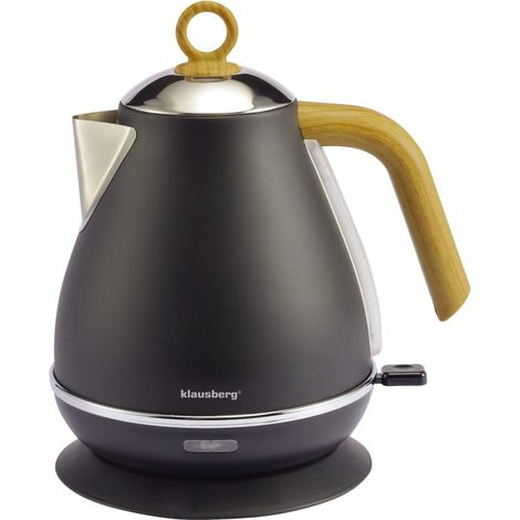 Bollitore elettrico in acciaio inox KLAUSBERG KB-7706 da 1,7 l, nero (1/5)
