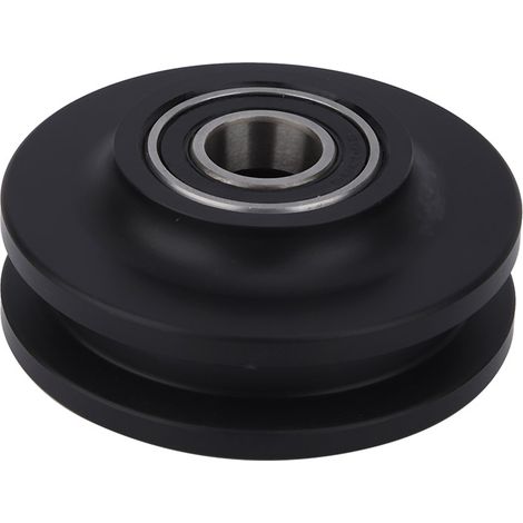 Standard-Schiebetürrolle – Schwarz – 2 Stück – Kunststoff und Metall – 7 x 3,4 x 1,5 cm (1/5)