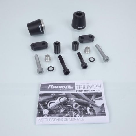 Tampon pare carter Radikal pour moto Triumph 675 Street triple (1/2)