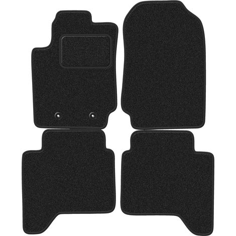 Alfombrillas de terciopelo para Ford Ranger MK5 FL pickup (2015-2022) antracita