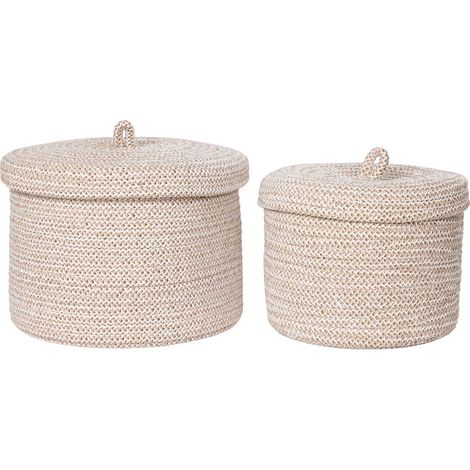 Sebal Korb Satz von 2 Stk. beige.