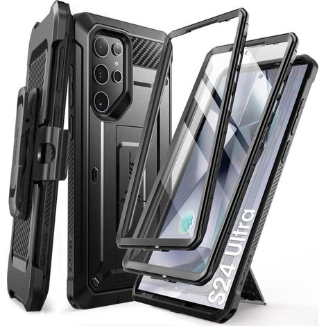 Outdoor Handyhülle mit Gürtelclip & Ständer für Samsung Galaxy S24 Ultra, 2 Fronten (1/5)