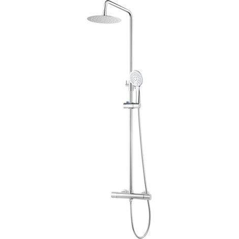 Duschsäule Thermostat Highline Pro inkl. Regendusche und Handbrause Chrom (1/5)