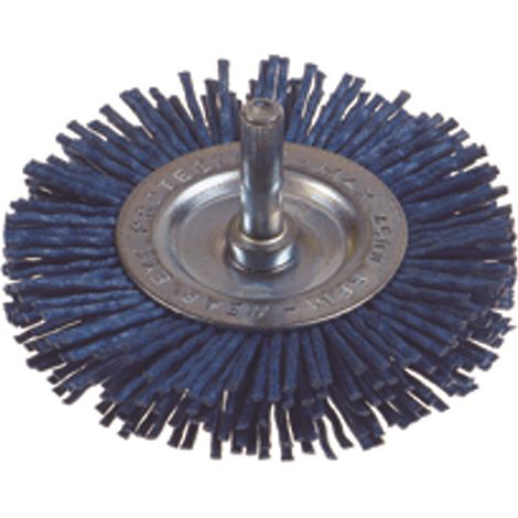 SPAZZOLA CIRCOLARE IN NYLON ABRASIVO BLU- - ø mm.75 PG 497.10 - 1 blister PG