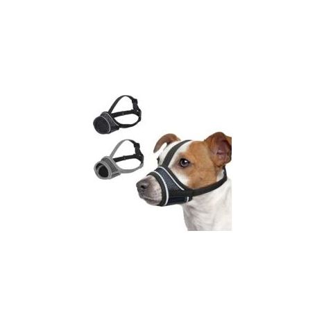 Muselière pour Chien 2 Pièces, Muselière pour Petits Chiens de Taille Moyenne, Muselière pour Chien en Maille Douce et Respirante, Anti-Mastication, Aboiement