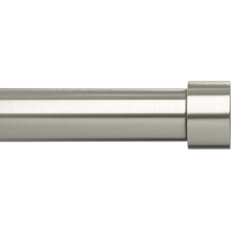 Tringle à rideaux en métal nickel Cappa Longueur réglable de 91 à 168 cm (1/4)