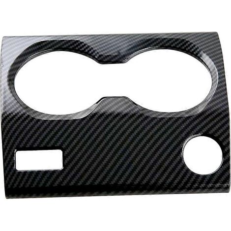 Pour BMW X1 U11 2023-2024 : Cache de panneau de porte-gobelet de commande centrale - Accessoires intérieurs - ABS imitation fibre de carbone (1/5)