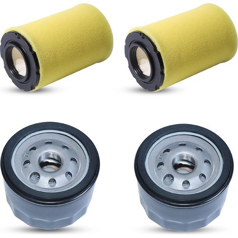 Filtre à air MIU14395 D125 492056 Filtre à huile pour John Deere D100 D125 D130 D110, compatible avec 5421 5428 992376 590825, compatible avec Husqvarna YTH22V46 YTH24V48 YTA22V46 (1/5)