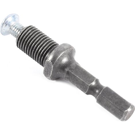 Adaptateur de mandrin pour perceuse à percussion électrique à tige hexagonale, filetage 3/8"-24UNF avec vis (1/5)