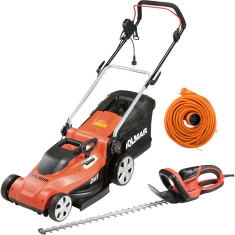 PACK - DOLMAR Tondeuse Électrique 1600W 41 cm EM410 + Taille-Haie Électrique 670W 55 cm HT5510 + Rallonge 40m