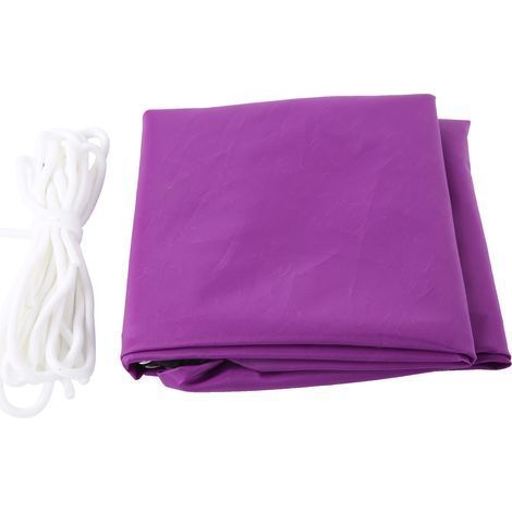 Triangular UV-resistant sunshade, waterproof and breathable sail for patios, pools, courtyards, carports (purple) (1/5)
