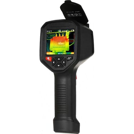 Caméra thermique infrarouge Hti HT-H8, rechargeable et portable, avec Wi-Fi, résolution 384 x 288, plage de température de -20 à 550 °C / -4 à 1022 °F, écran LCD 3,5 pouces et 5 palettes de couleurs. (1/5)