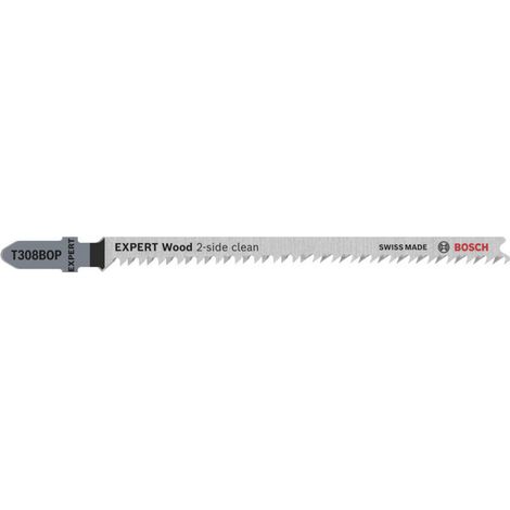 Bosch Accessories 2608902484 EXPERT Wood 2-side clean T308BOP Stichsägeblatt, 3-tlg. 3 St. (1/3)
