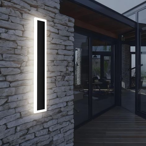 Applique Murale LED Extérieure 10W IP65 Étanche, Lumière Blanche Froide 6000K, Luminaire Mural 40cm (1/5)