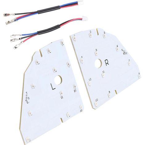 Feu stop arrière à LED gauche et droit pour Nissan Qashqai J10 +2 (2006-2014) - Références : B003339B et B003338B
