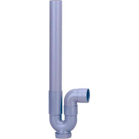 Capvert – Siphon simple pour machine à laver – Sortie horizontale Ø40 mm – Drainage efficace en PVC – Joint NBR pour étanchéité optimale (1/2)