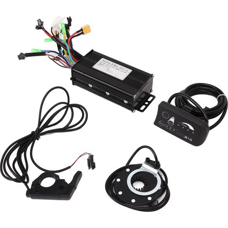 Contrôleur sinusoïdal 3 modes 24 V, 36 V, 48 V, 26 A, assistance magnétique pour KT 8 avec accélérateur à pouce à dégagement rapide TT 009 et panneau LED S810 (1/5)