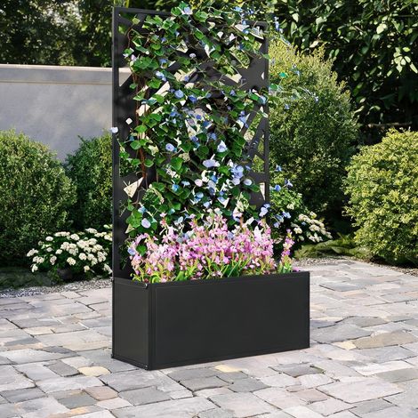 SunJet Porte-plantes, étagère à plantes, Jardinière treillis brise-vue - Réf. MVEDBCOCFB40 (1/5)