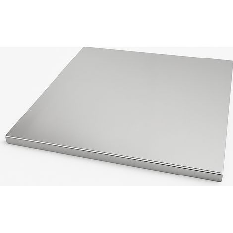 ZOIMANIA - Tagliere Spianatoia - Inox - Cucina - Profondità 50 - Dimensione Tagliere: L 80 x P 50 x 3