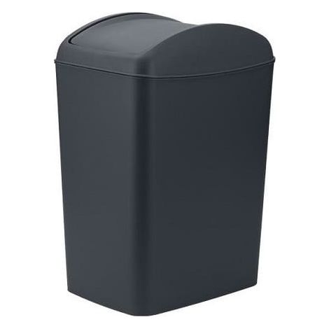 Cestino basculante sottile da 5 l per rifiuti, antracite, stretto, sottile (1/3)