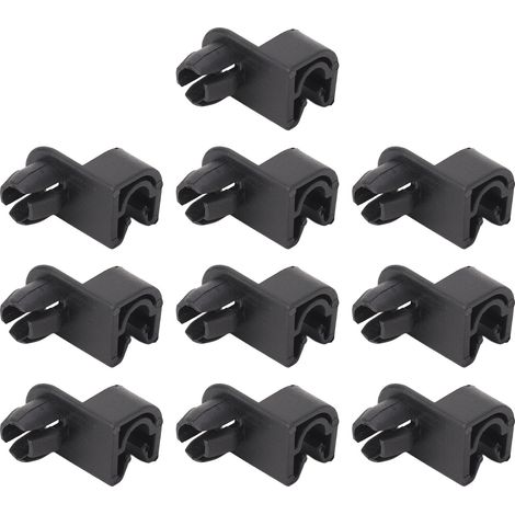 Decdeal Clip de tige de maintien de capot, 10 pièces, Support solide de remplacement 792843 pour Peugeot 2008 208 301 308 Partner