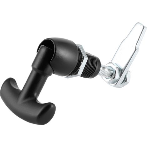 Beyamis Serrure à poignée en T en alliage de zinc, serrure en forme de T pour boîte à outils, accessoire automobile pour caravane ou remorque. (1/5)