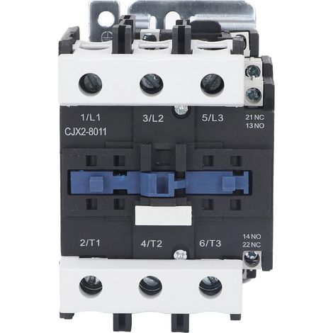 Wechselstromschütz, flammhemmend beschichtetes ABS-Gehäuse, Kontakte aus Silberlegierung, 80 A, elektrischer Schütz für industrielle Anwendungen, 380 V Wechselstrom (1/5)