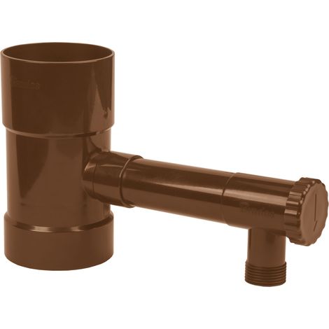 Recolector de agua de lluvia de 100 mm, bronce (1/5)