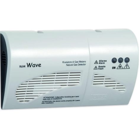 Kit rilevatore monossido di carbonio + metano vemer 230v bianco - kt057000 (1/2)