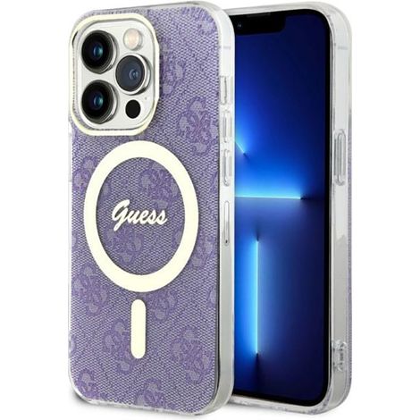 Guess GUHMP14LH4STU iPhone 14 Pro 6,1 Zoll lila/lila Hartschalenetui 4G MagSafe (1/5)