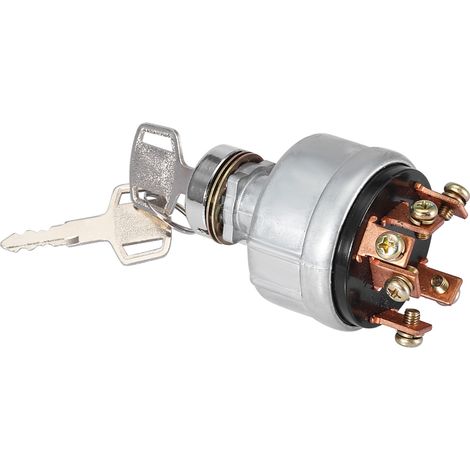 Contacteur de démarrage pour Kobelco SK200-3 SK200-5 SK120-5 avec 6 bornes de fil pelle 2 clés (1/5)
