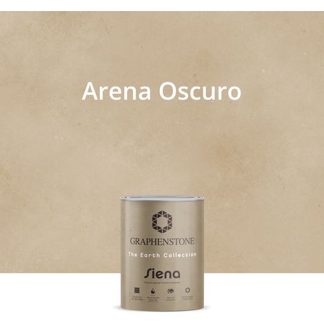 Pintura Ecológica INTERIOR Efecto LIMEWASH Base Cal SIENA Color ARENA OSCURO 1L (1/3)