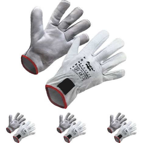 KELI - Lot 3 Gants Cuir Américain Forme Cowboy T11 (1/5)