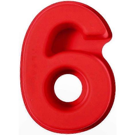 Moule à gâteau en silicone 3D, texture antidérapante, chiffre non adhésif pour anniversaire, résistant chaud et froid, idéal pain et pâtisserie surprise (1/5)