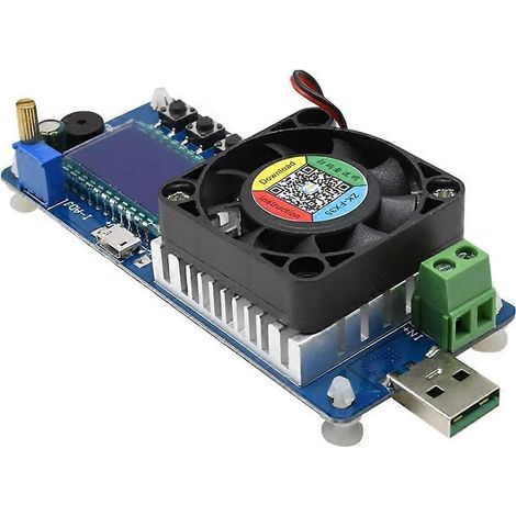 Testeur de capacité de batterie FX35, testeur de charge électronique 5 A 35 W, testeur de puissance USB, résistance réglable, écran LCD (1/5)