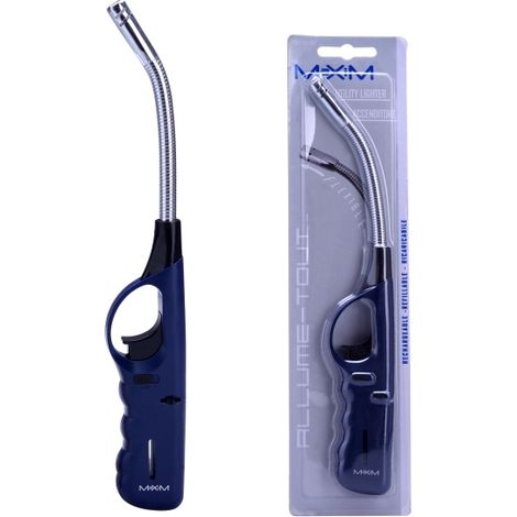 Accendigas/Accendino ricaricabile con becco flessibile - Mod. Flexible Long